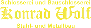 Schlosserei Konrad Wolf Hettstadt